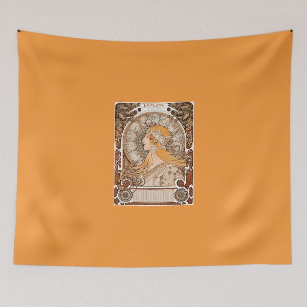 Item preview,  La Plume by Alphonse Maria Mucha designed and sold by suewen.