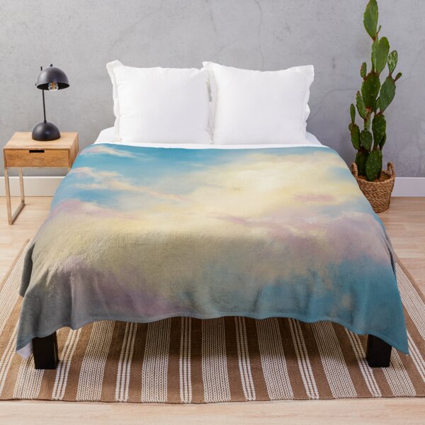 Item preview, Blue sky and Fluffy clouds designed and sold by McHashDesigns.