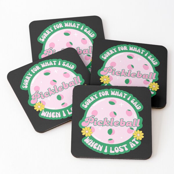 Item preview, Sorry Funny Pickleball Retro Sportsmanship designed and sold by Renata illustrata.