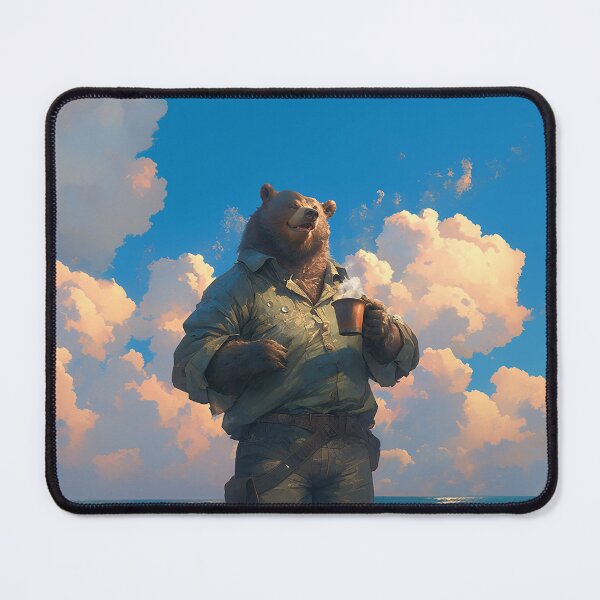 Item preview, Victorian Style Bear with Coffee designed and sold by Christian Weiss.