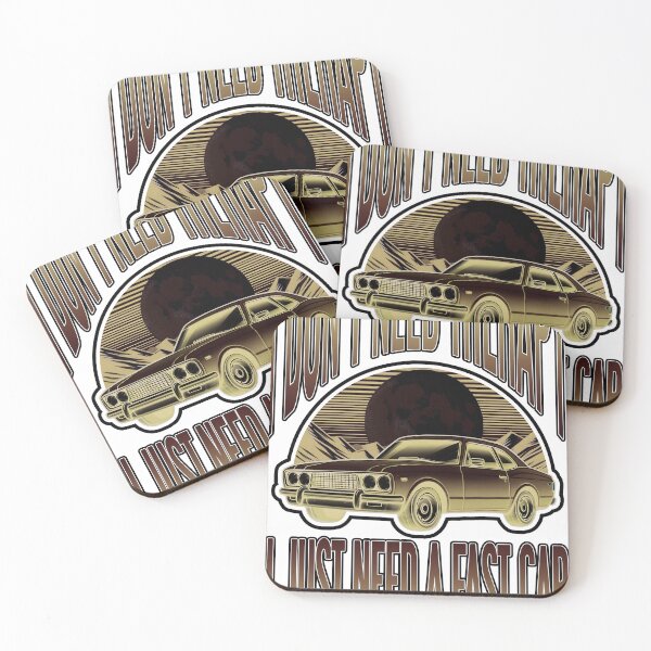 Item preview, All I Need is a Fast Car (White Background) designed and sold by estoicore.