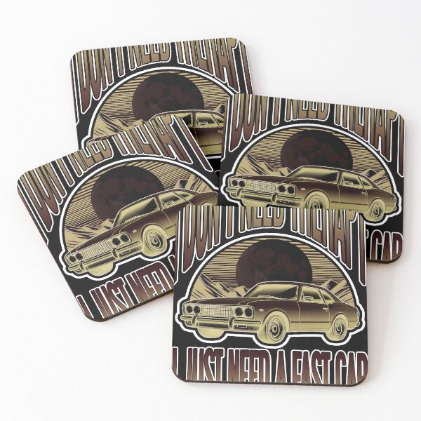 Item preview, All I Need is a Fast Car (Black Background) designed and sold by estoicore.