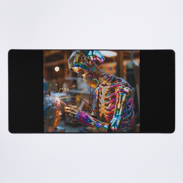 Item preview, Watercolor Welder Skull! Funny Gifts for Welder Worker designed and sold by TheDarkStone.