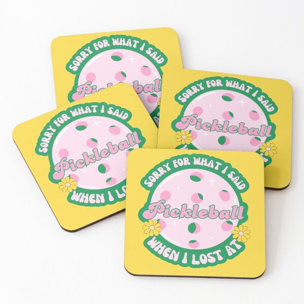 Item preview, Sorry Funny Pickleball Retro Sportsmanship designed and sold by Renata illustrata.