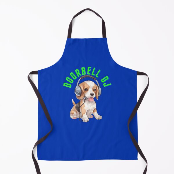 Item preview, Doorbell DJ Beagle | Funny Dog Art designed and sold by Graphlie.