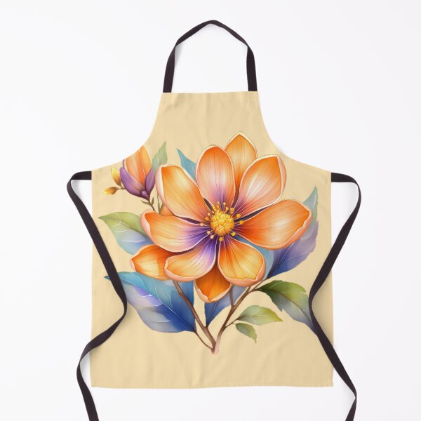 Item preview, Peach Flower Watercolor designed and sold by BeachBreezyVA.