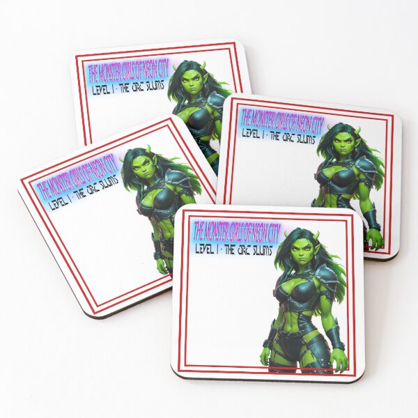 Item preview, The Monster Girls of Neon-City Level 1 designed and sold by Shirts4Fandoms.