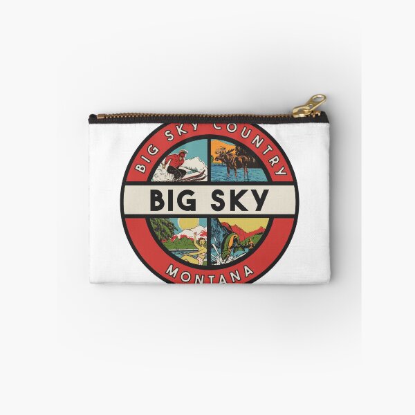 Item preview, Big Sky Montana Vintage Style Decal designed and sold by Decal Mania.