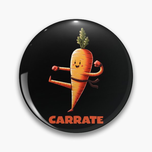 Item preview, Carrate Karate Carrot Cute & Funny Training Pun Teacher Trainee Trainor designed and sold by smartrocket.