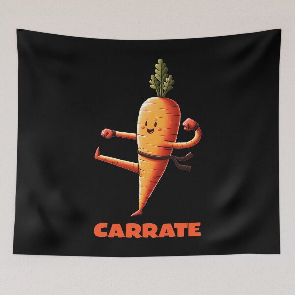 Item preview, Carrate Karate Carrot Cute & Funny Training Pun Teacher Trainee Trainor designed and sold by smartrocket.
