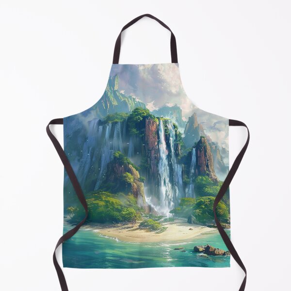 Item preview, Fantasy Landscape - Beautiful Ocean Island Scenery designed and sold by Lumaria Designs.