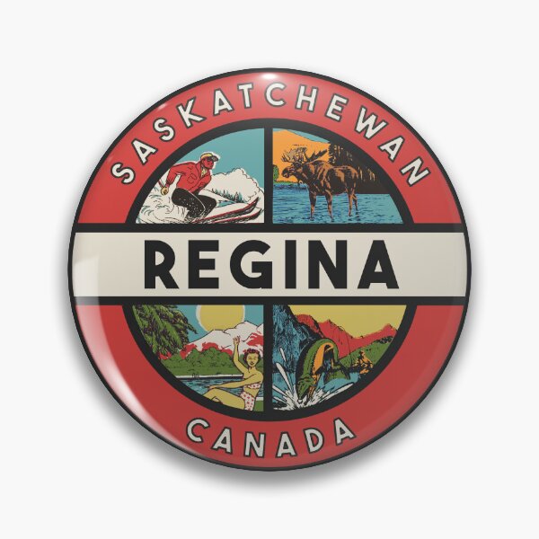 Item preview, Regina Saskatchewan Vintage Style Decal designed and sold by Decal Mania.
