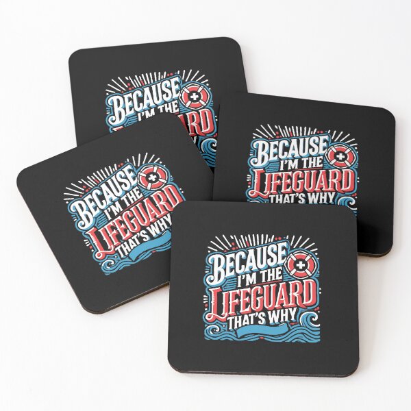 Item preview, Because I'm The Lifeguard That's Why - Lifeguard Humor designed and sold by TeesYouWant.