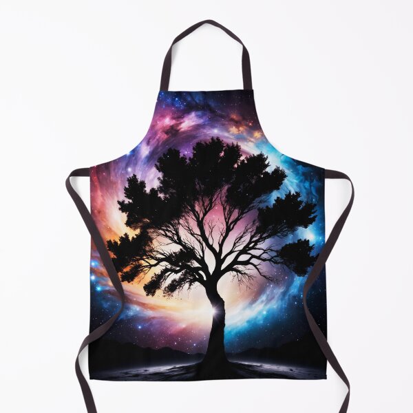 Item preview, Lonely tree silhouette, space aestethic art designed and sold by ChaosEdits.