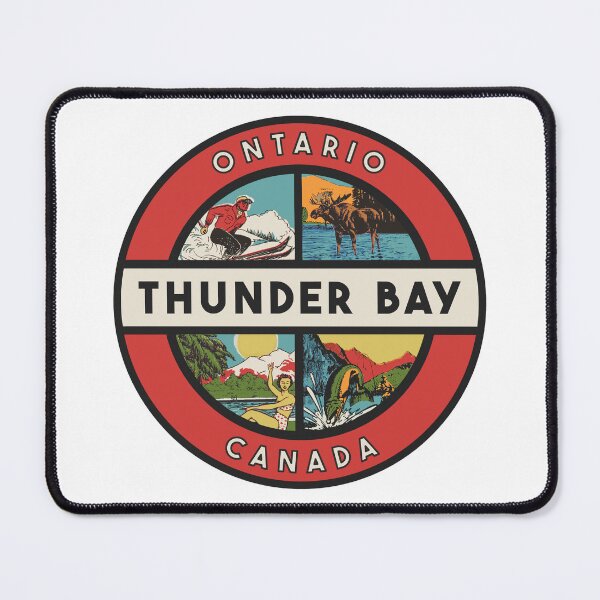 Item preview, Thunder Bay Ontario Vintage Style Decal designed and sold by Decal Mania.
