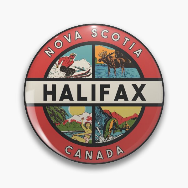 Item preview, Halifax Nova Scotia Vintage Style Decal designed and sold by Decal Mania.