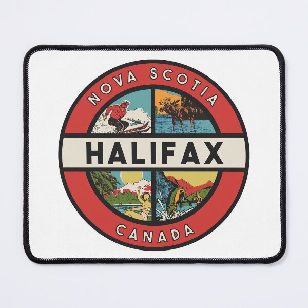 Item preview, Halifax Nova Scotia Vintage Style Decal designed and sold by Decal Mania.