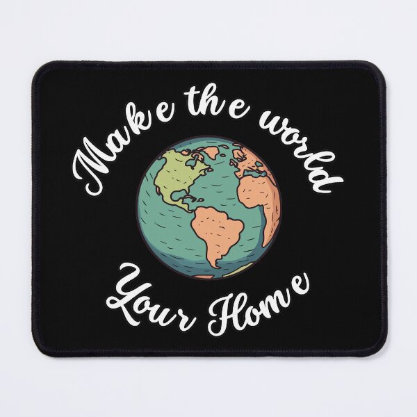 Item preview, Make The World Your Home Aesthetic Flight Attendant Quote designed and sold by Maviartig.