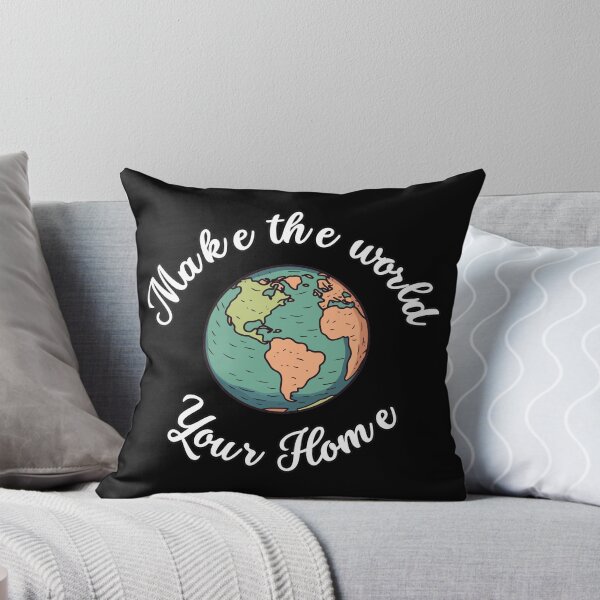 Item preview, Make The World Your Home Aesthetic Flight Attendant Quote designed and sold by Maviartig.