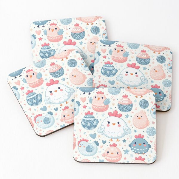 Item preview, Eggstravagant Patterns: A Whimsical Chicken Ensemble designed and sold by Furbulous Faces.