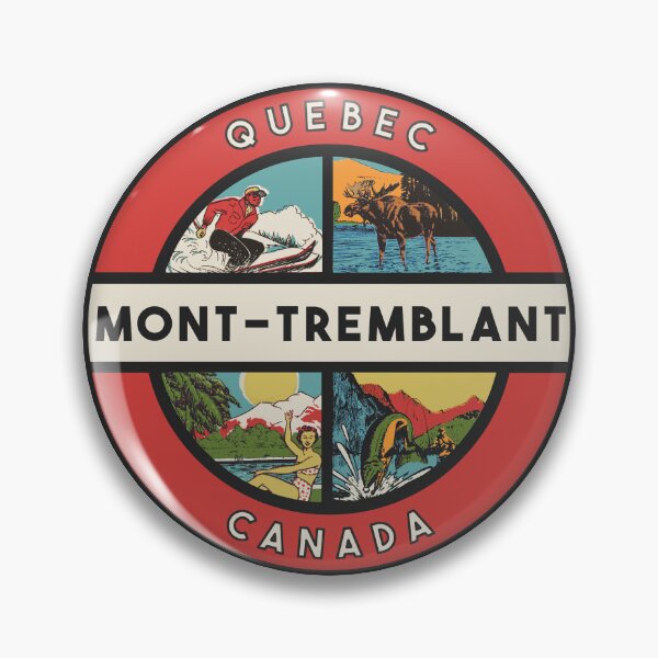 Item preview, Mont-Tremblant Quebec Vintage Style Decal designed and sold by Decal Mania.