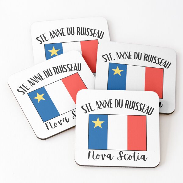 Item preview, Ste. Anne du Ruisseau Acadian Flag designed and sold by neesheew.