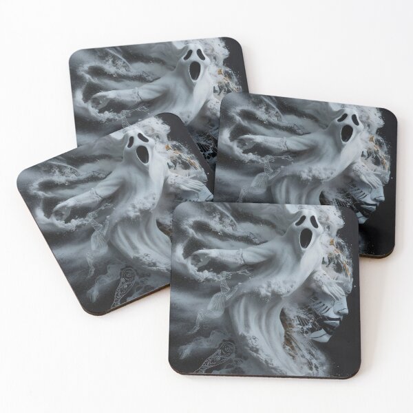 Item preview, Scary ghost. designed and sold by MyHappyArtShop.