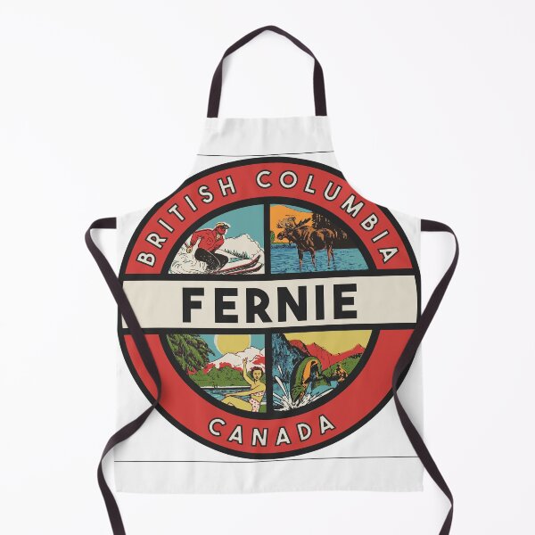 Item preview, Fernie British Columbia Vintage Style Decal designed and sold by Decal Mania.