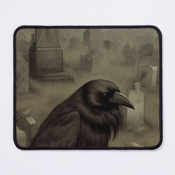 Item preview, Haunting Gothic Crow Scene designed and sold by TheDarkWardrobe.