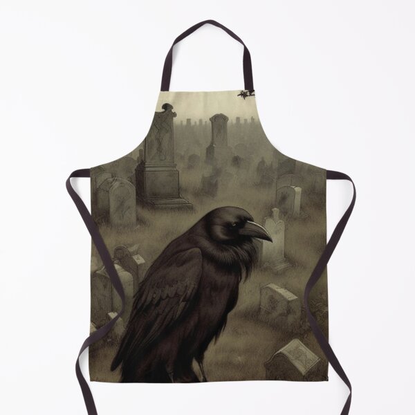 Item preview, Haunting Gothic Crow Scene designed and sold by TheDarkWardrobe.