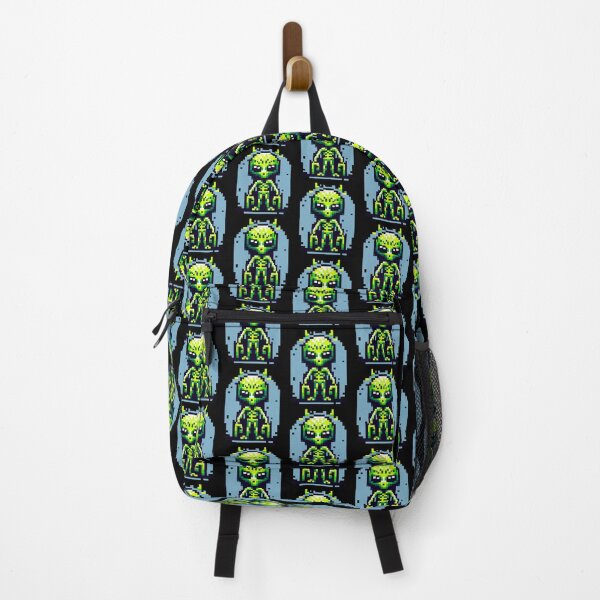 Item preview, Extraterrestrial Alien From Space | Funny Figure in an 8bit Art Design | Outer Space Fandom | Unique | Original designed and sold by LuxWallDigital.