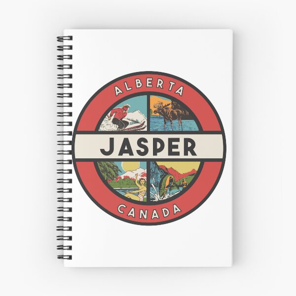 Item preview, Jasper Alberta Canada Vintage Style Decal designed and sold by Decal Mania.