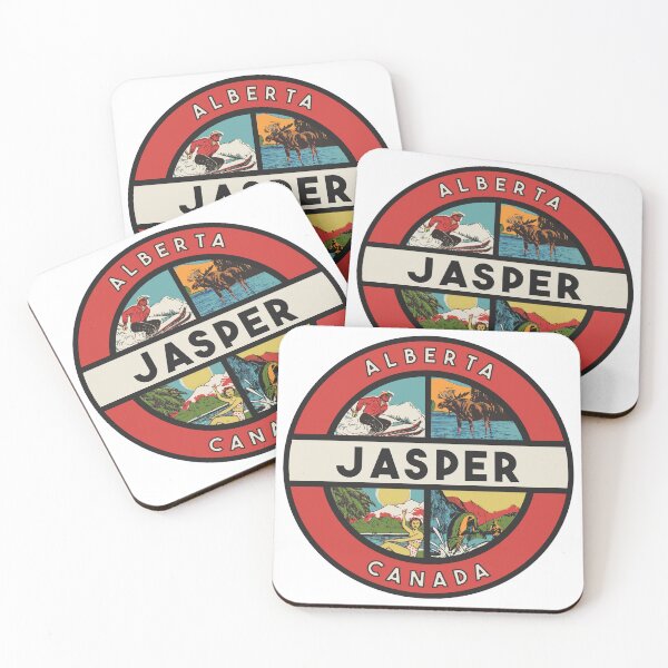 Item preview, Jasper Alberta Canada Vintage Style Decal designed and sold by Decal Mania.