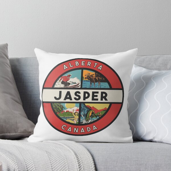 Item preview, Jasper Alberta Canada Vintage Style Decal designed and sold by Decal Mania.