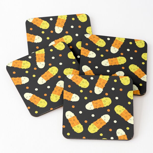 Item preview, candy corn pickles - black designed and sold by littlearrow.