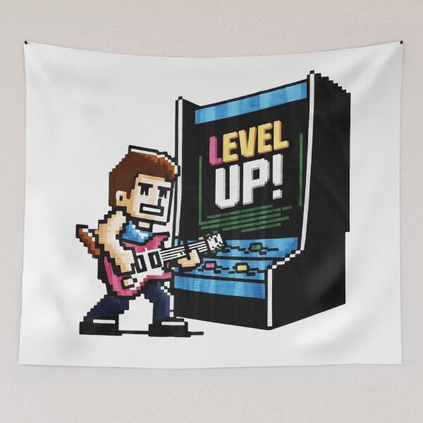 Item preview, Level up - guitar designed and sold by NotesForMusic.