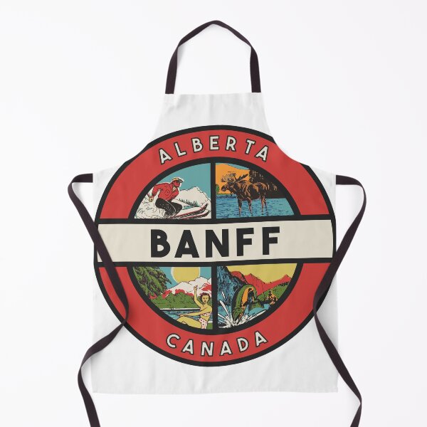 Item preview, Banff Alberta Canada Vintage Style Decal designed and sold by Decal Mania.
