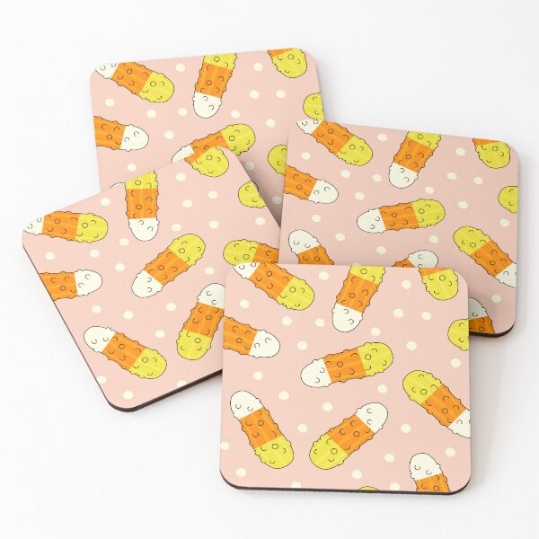 Item preview, candy corn pickles - pink designed and sold by littlearrow.