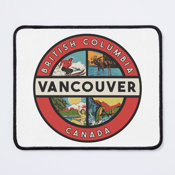 Item preview, Vancouver British Columbia Vintage Style designed and sold by Decal Mania.