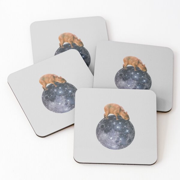 Item preview, Capybara on the Moon designed and sold by mgro-art.