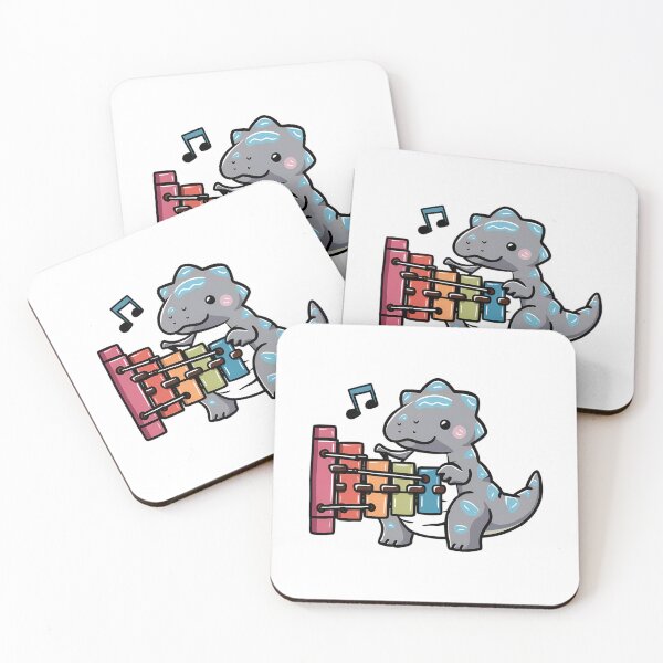 Item preview, Stegosaurus Rocks Out on Xylophone designed and sold by jubileejungle.