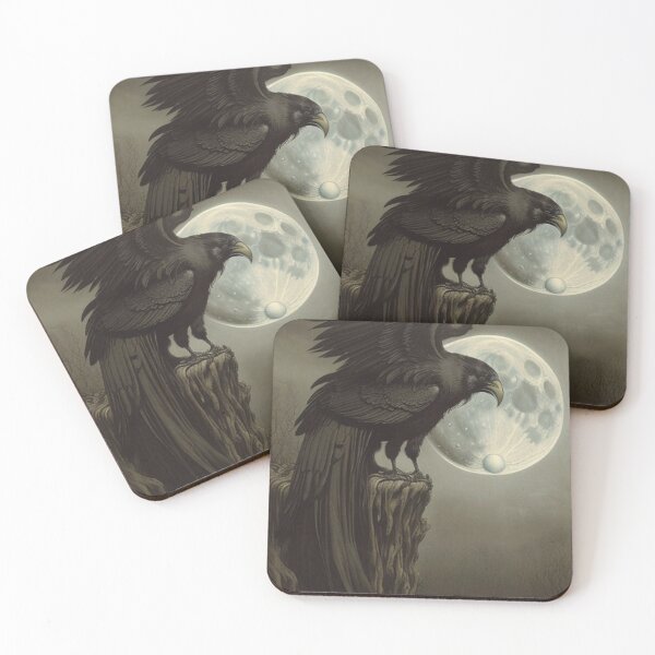 Item preview, Haunting Gothic Crow Scene designed and sold by TheDarkWardrobe.
