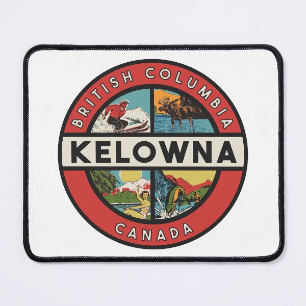 Item preview, Kelowna BC Vintage Style designed and sold by Decal Mania.