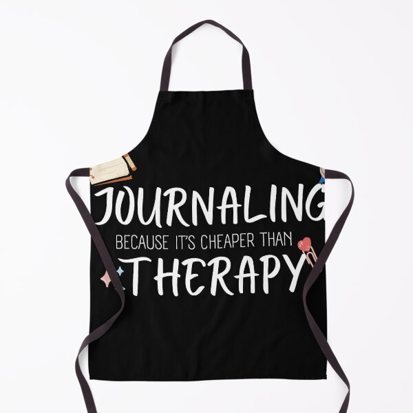 Item preview, Journaling Is Cheaper Than Therapy Fun Hobby Gift designed and sold by Amovar.
