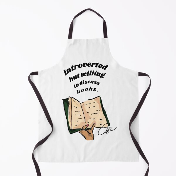Item preview, Introverted but willing to discuss books. designed and sold by Life's eye Art and photography.