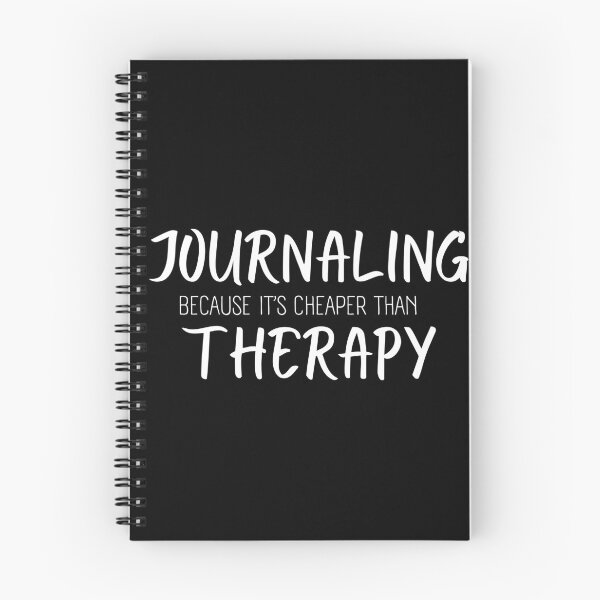 Item preview, Journaling Because It's Cheaper Than Therapy Hobby Gift  designed and sold by Amovar.