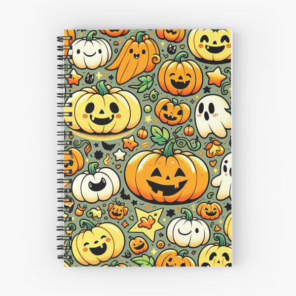 Item preview, Cartoon Pumpkins Pattern designed and sold by InsanseCreation.