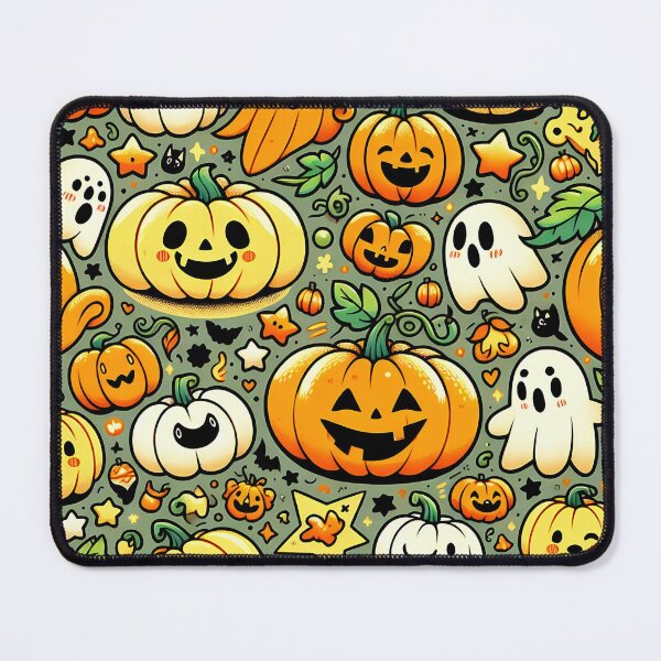 Item preview, Cartoon Pumpkins Pattern designed and sold by InsanseCreation.