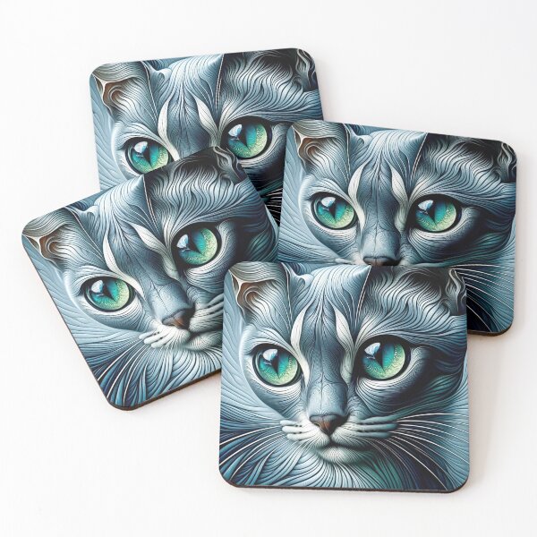 Item preview, Korat Cat - Eyes of the Soul designed and sold by LegademaArt.