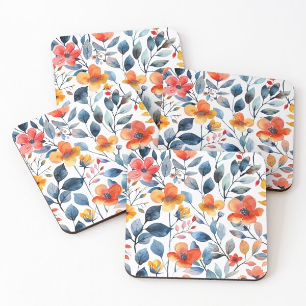 Item preview, Watercolor Floral seamless pattern designed and sold by NGDigitalArt.